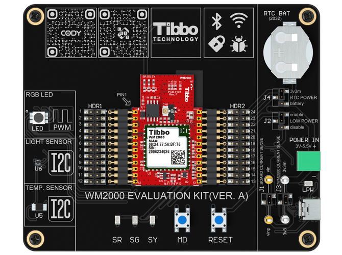WM2000EV Development Board